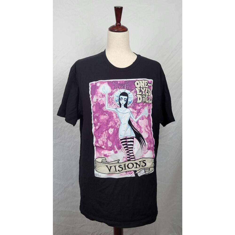 One-Eyed Doll Cotton Extra Large XL Black Graphic Tee